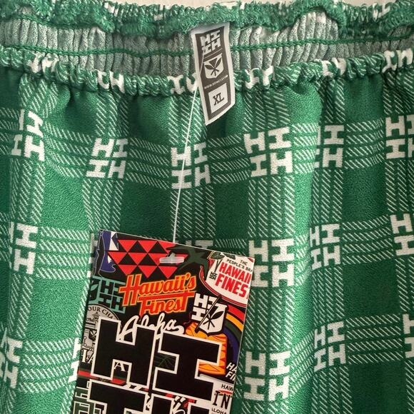 NWT HI FINEST Off the Shoulder Smocked Green Dress Size XL - Picture 4 of 8